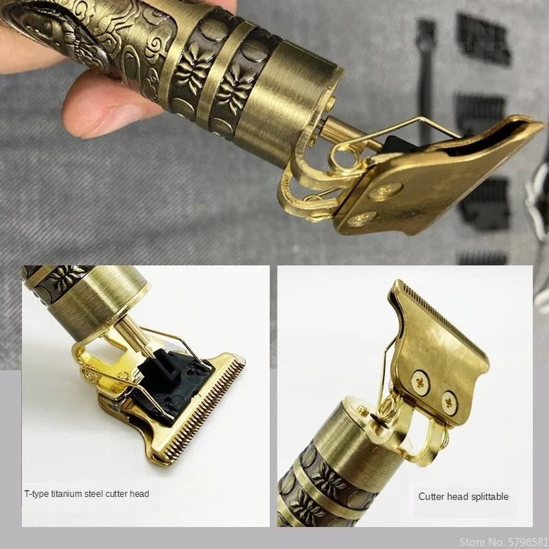 Hot Sale Vintage T9 Electric Cordless Hair Cutting Machine